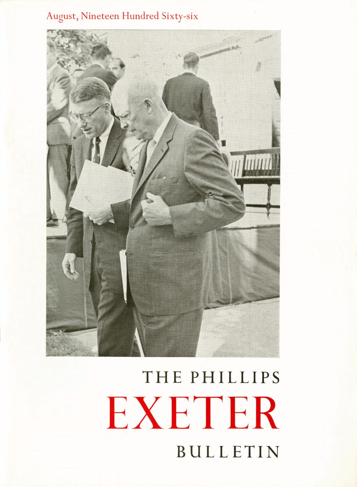 August 1966 Bulletin - Page 1